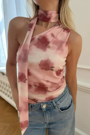 EllieIC Mesh Top - Rosa Print
