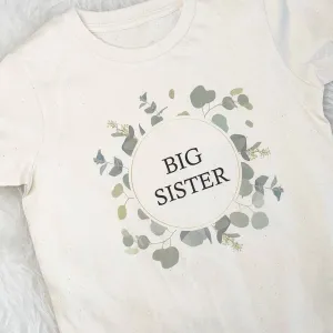 Eucalyptus Big Sister Little Sister T Shirt Set