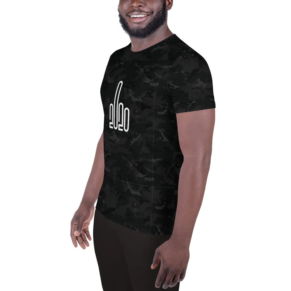 F*ck 2020 - Black Camo - Men's Athletic T-shirt