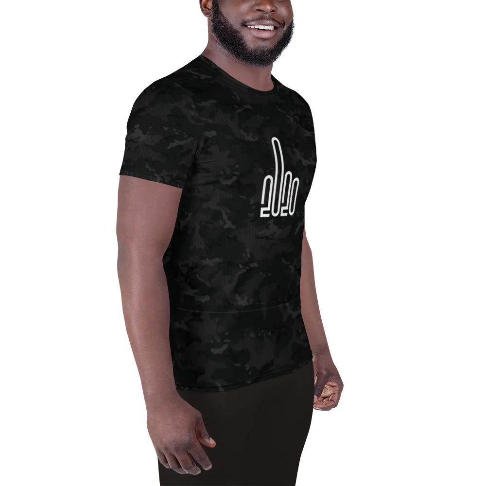 F*ck 2020 - Black Camo - Men's Athletic T-shirt