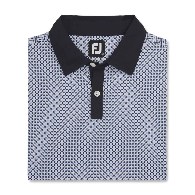 FootJoy Men's Lisle Circle Print Self Collar