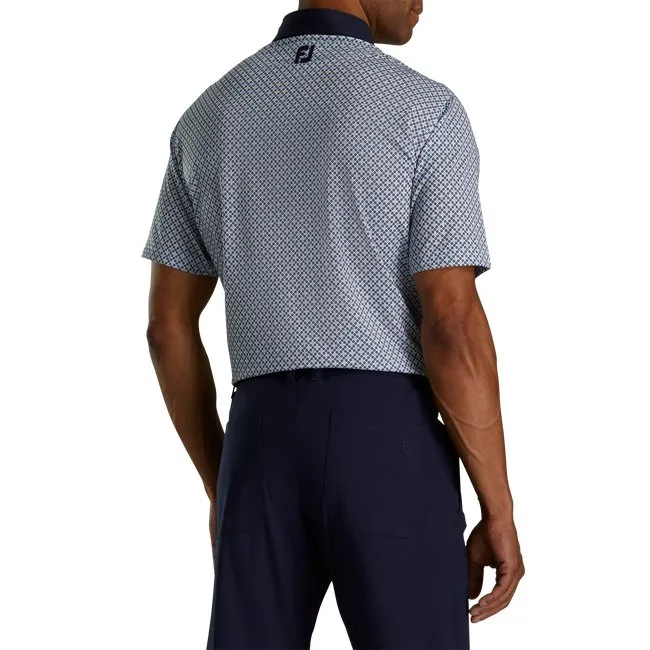 FootJoy Men's Lisle Circle Print Self Collar