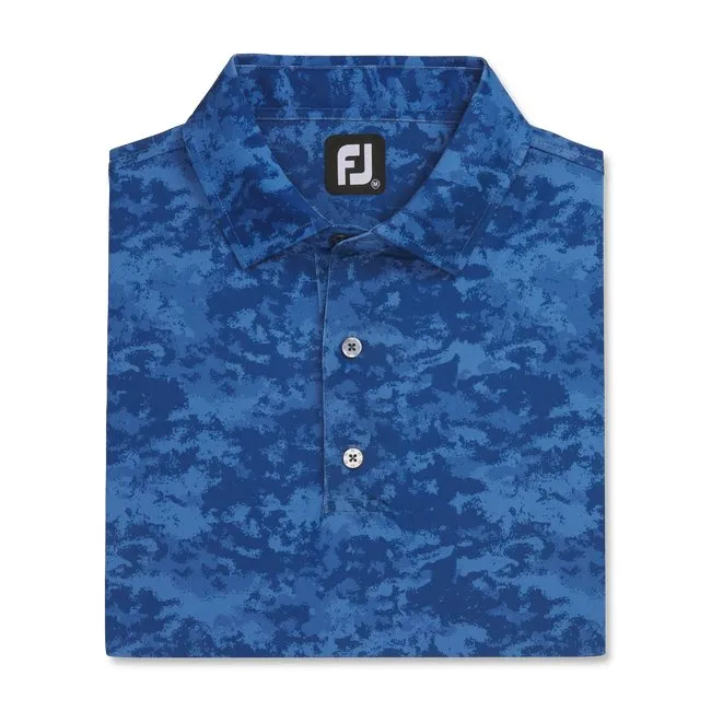 FootJoy Men's Lisle Cloud Camo Self Collar
