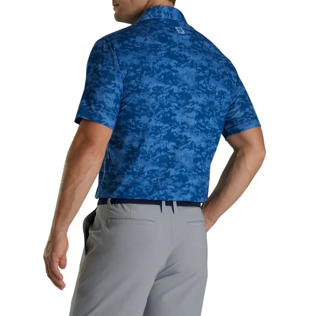 FootJoy Men's Lisle Cloud Camo Self Collar
