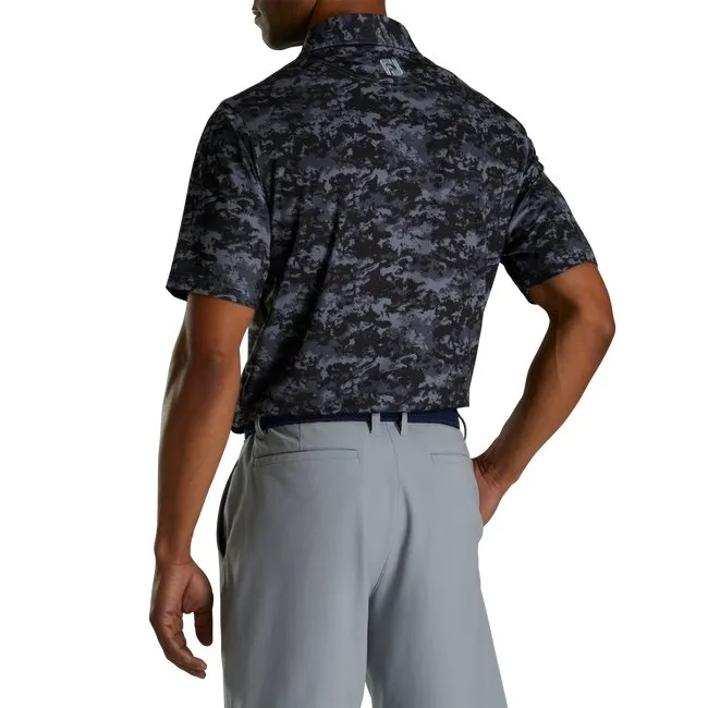 FootJoy Men's Lisle Cloud Camo Self Collar