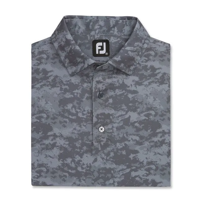 FootJoy Men's Lisle Cloud Camo Self Collar