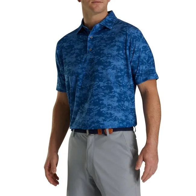 FootJoy Men's Lisle Cloud Camo Self Collar