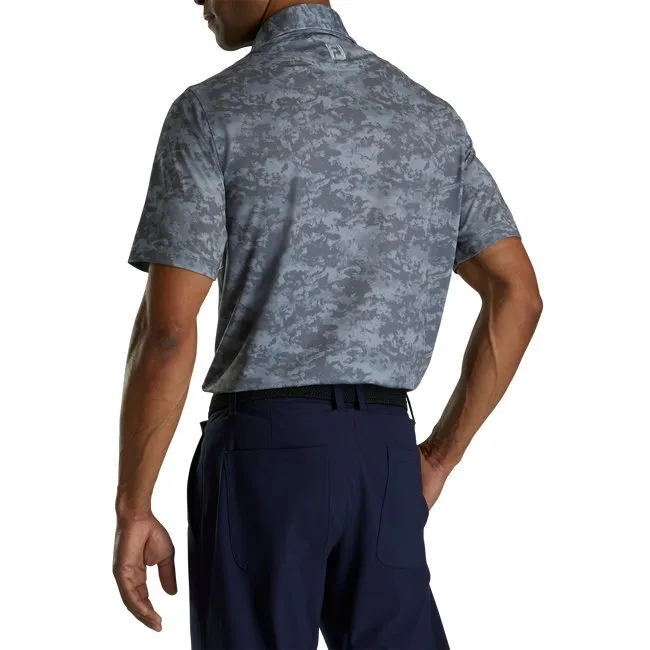 FootJoy Men's Lisle Cloud Camo Self Collar