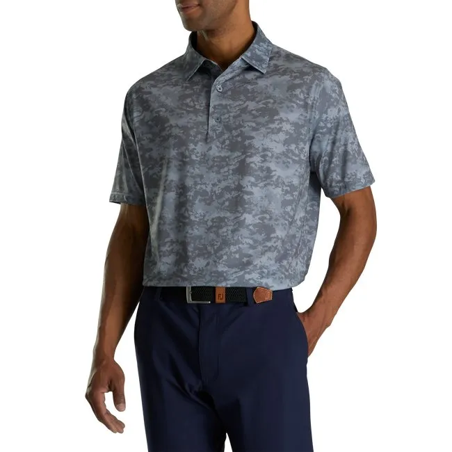 FootJoy Men's Lisle Cloud Camo Self Collar