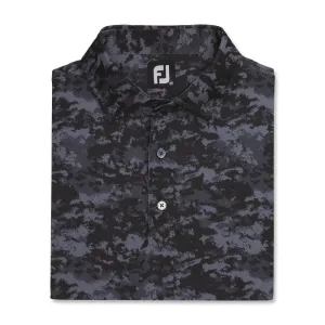 FootJoy Men's Lisle Cloud Camo Self Collar