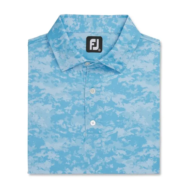 FootJoy Men's Lisle Cloud Camo Self Collar