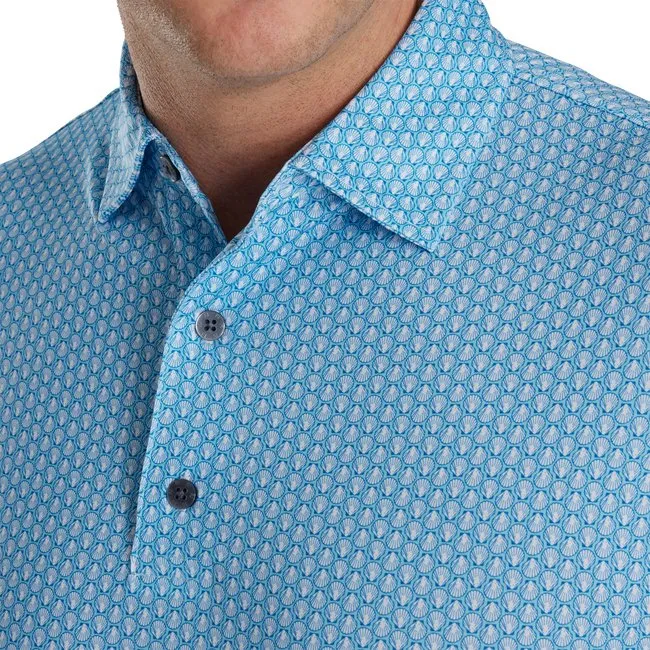 FootJoy Men's Scallop Shell Foulard Lisle Self Collar