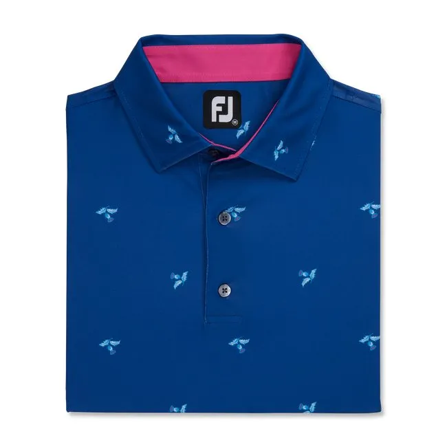 FootJoy Men's Thistle Print Lisle Self Collar