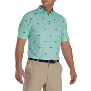 FootJoy Men's Thistle Print Lisle Self Collar