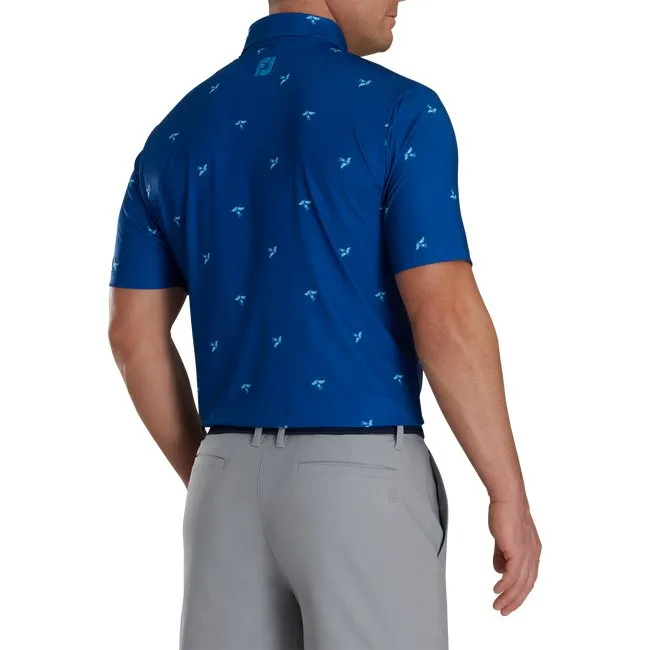 FootJoy Men's Thistle Print Lisle Self Collar