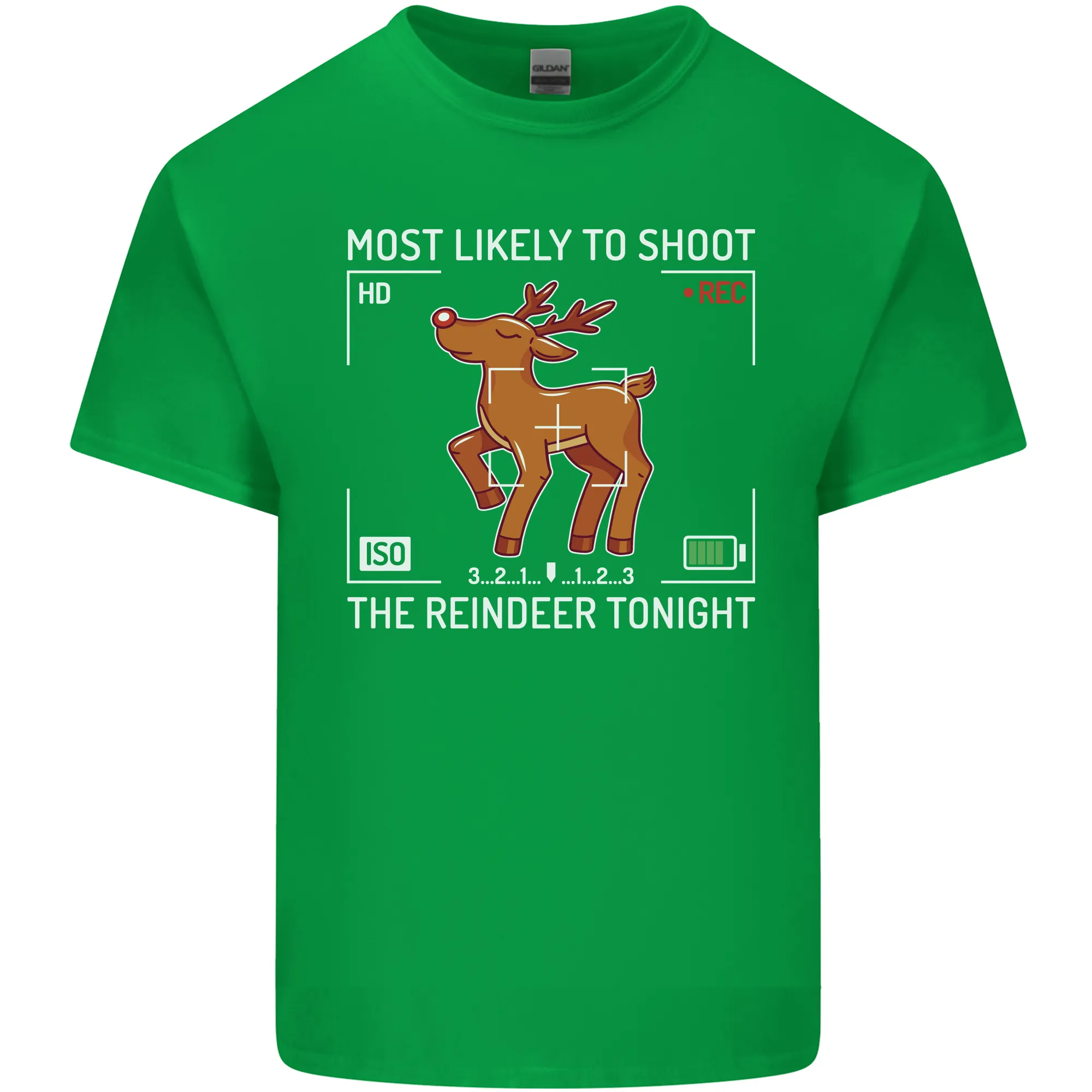 Funny Christmas Photography Photographer Mens Light Cotton T-Shirt