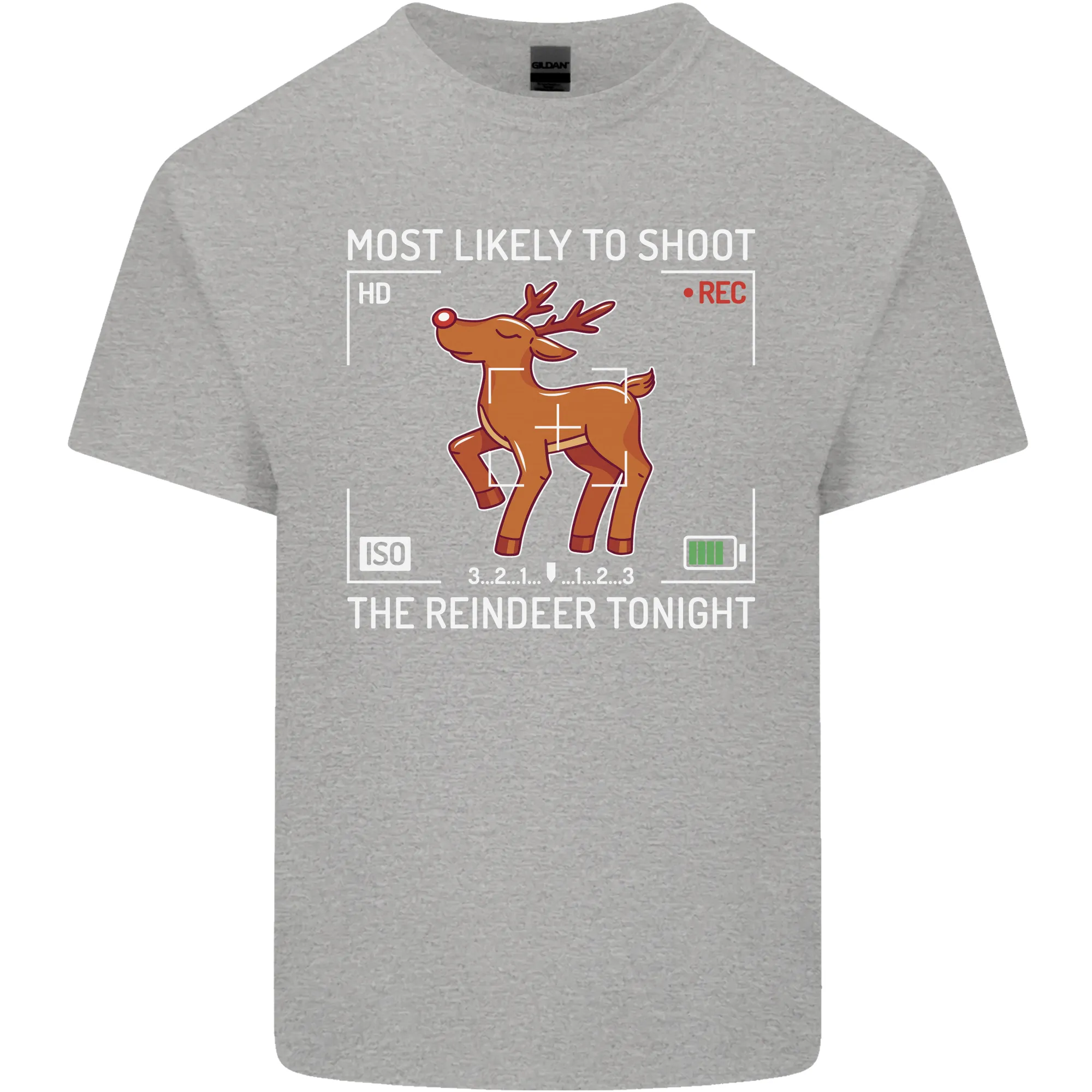 Funny Christmas Photography Photographer Mens Light Cotton T-Shirt