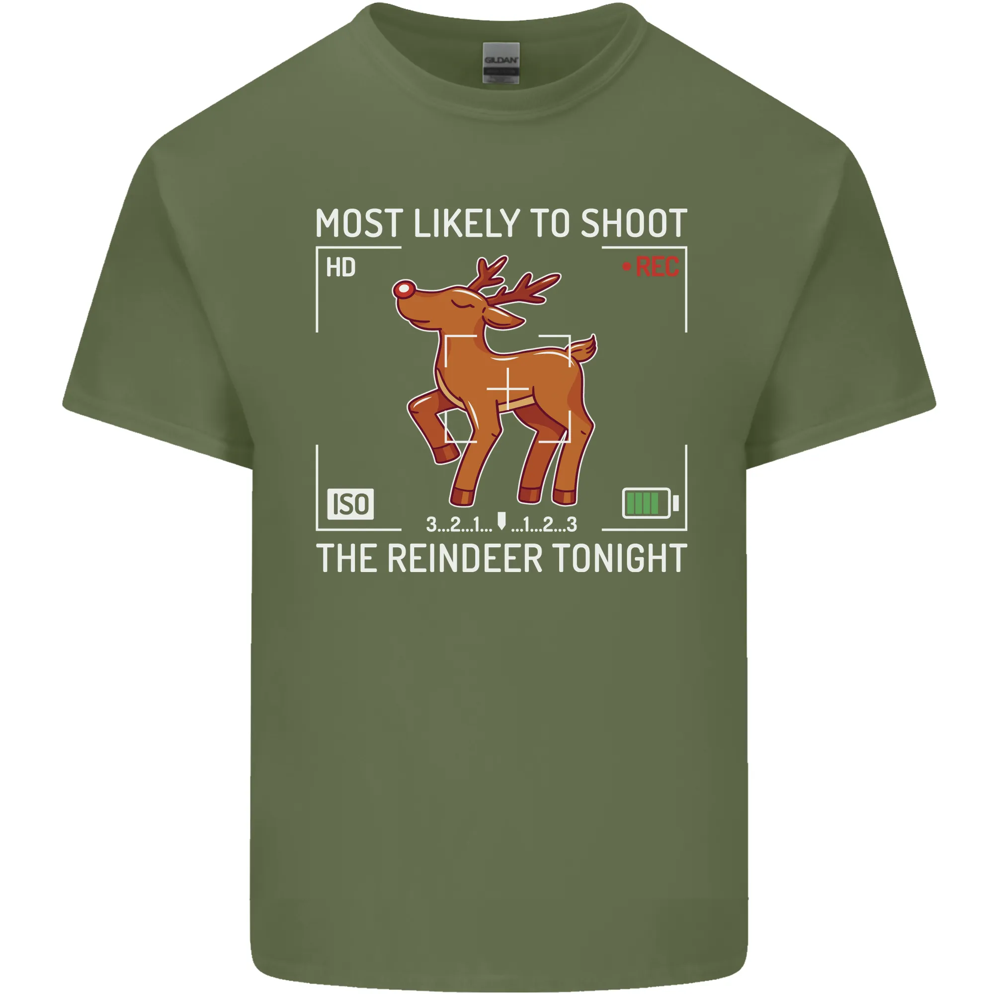 Funny Christmas Photography Photographer Mens Light Cotton T-Shirt