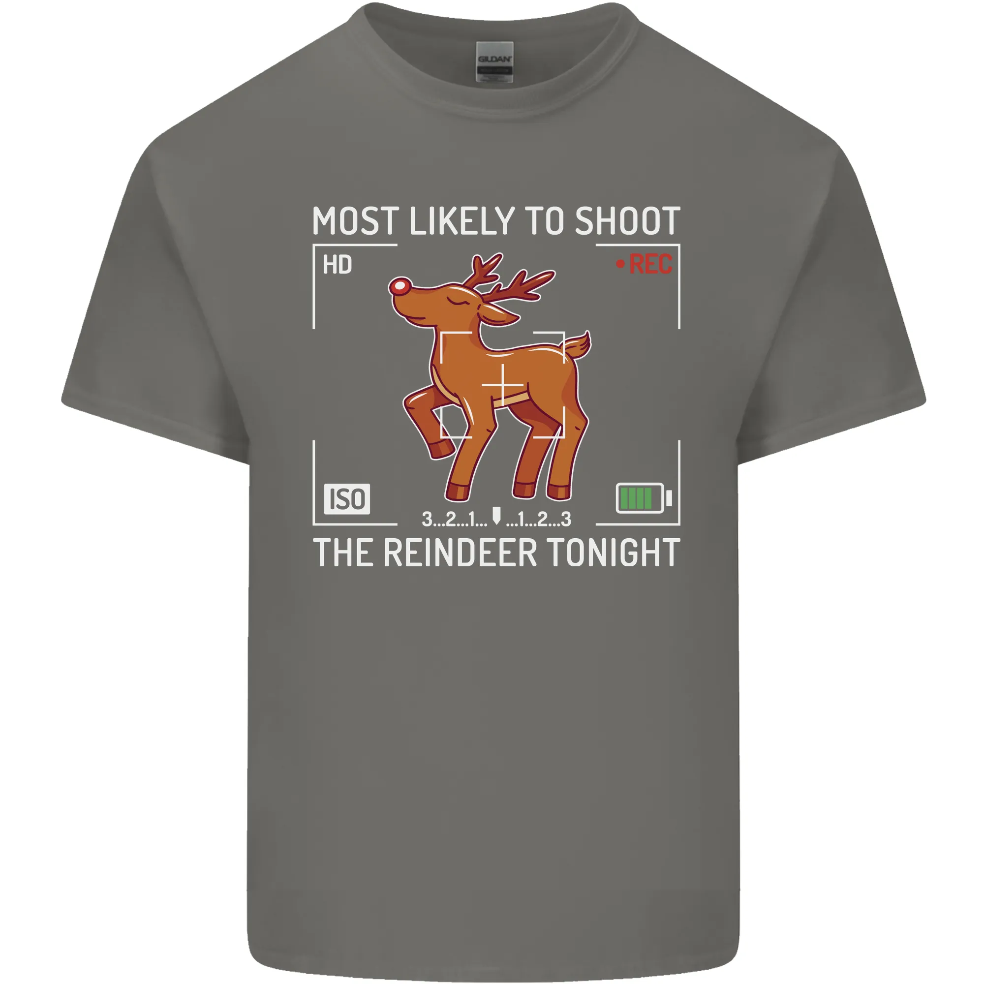 Funny Christmas Photography Photographer Mens Light Cotton T-Shirt