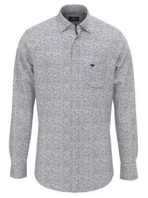 FYNCH HATTON Pure Cotton Shirt - Men's – Minimal Pattern Peony