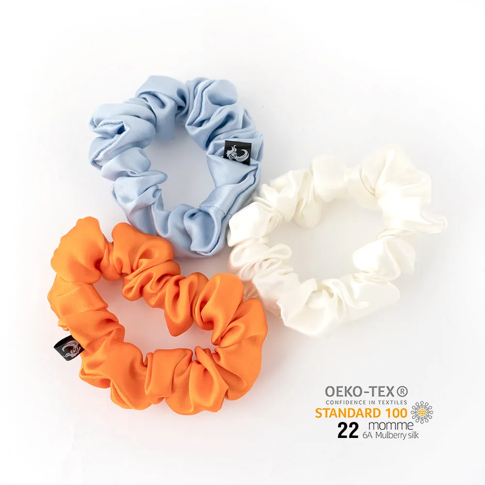 GH Collection - 100% Silk Scrunchie - Mulberry 6A Grade - Assorted Colors