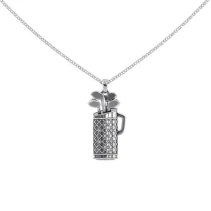 Golf Bag Pendant and Necklace
