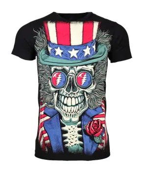 Grateful Dead Subway Patriotic Skelly T-Shirt