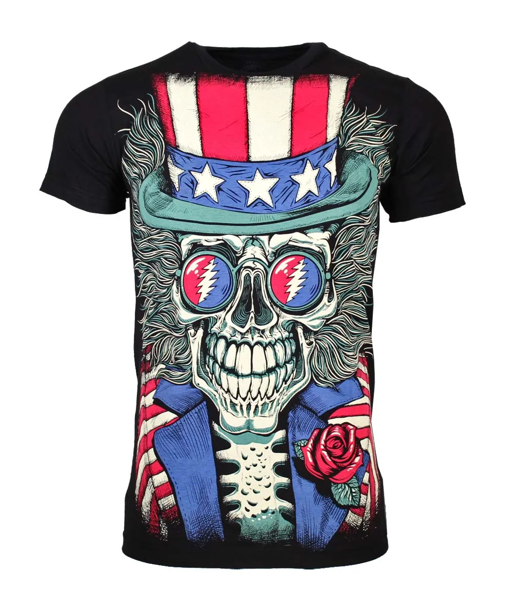 Grateful Dead Subway Patriotic Skelly T-Shirt