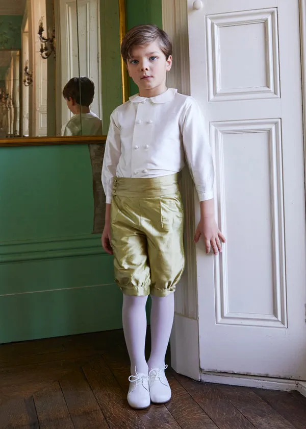 Green Silk Pageboy Knickerbockers (12mths-10yrs)