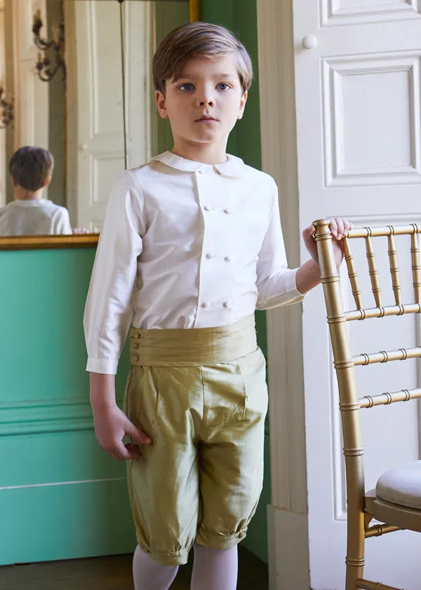 Green Silk Pageboy Knickerbockers (12mths-10yrs)