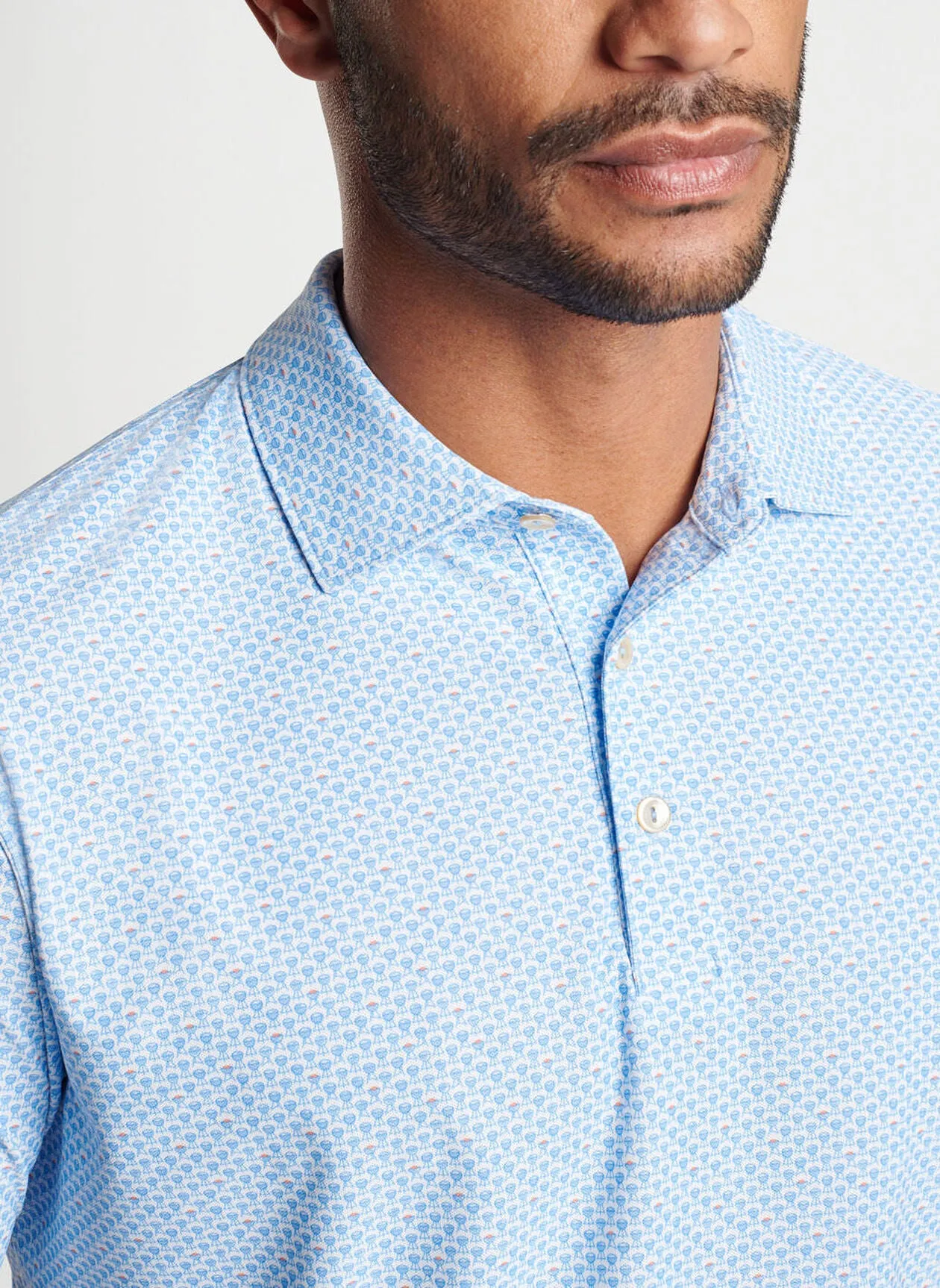 Grill and Chill Performance Mesh Polo