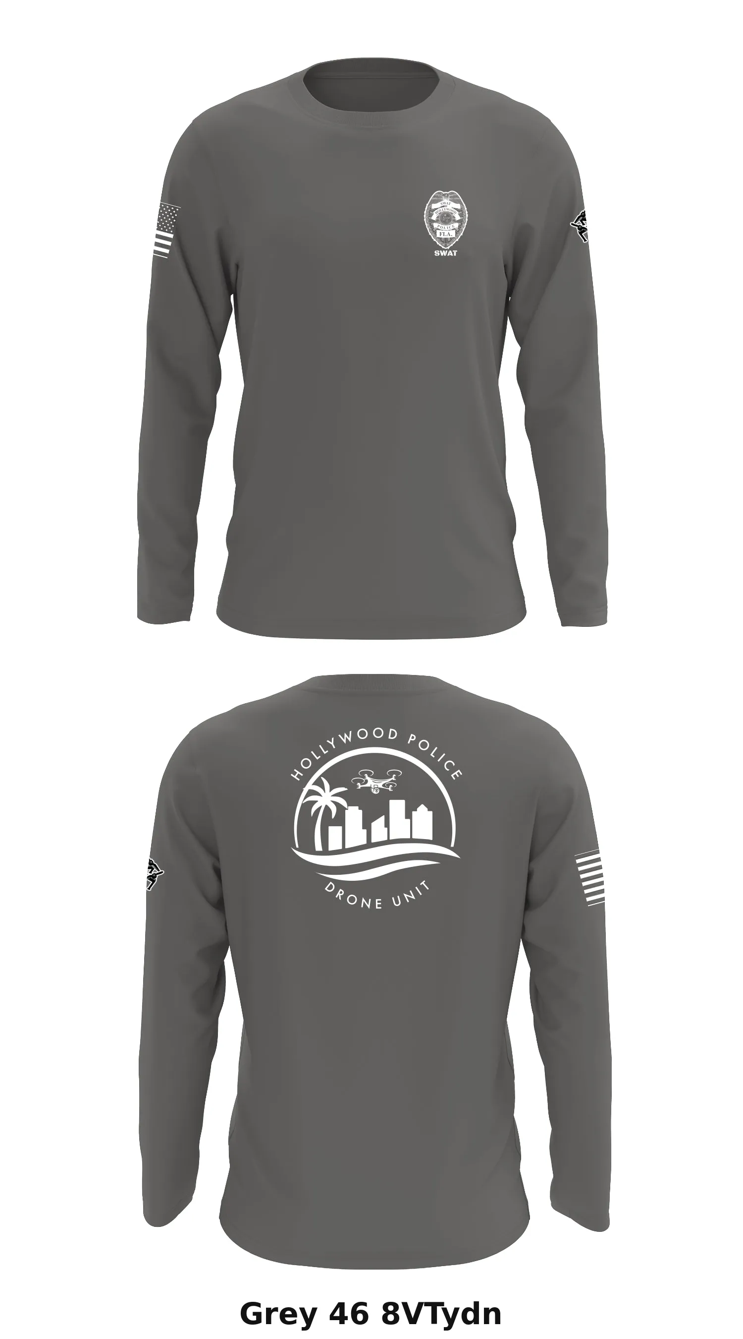 Hollywood police Drone unit  Store 1 Core Men's LS Performance Tee - 8VTydn