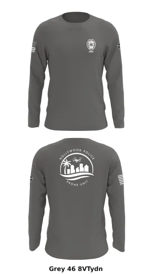 Hollywood police Drone unit  Store 1 Core Men's LS Performance Tee - 8VTydn