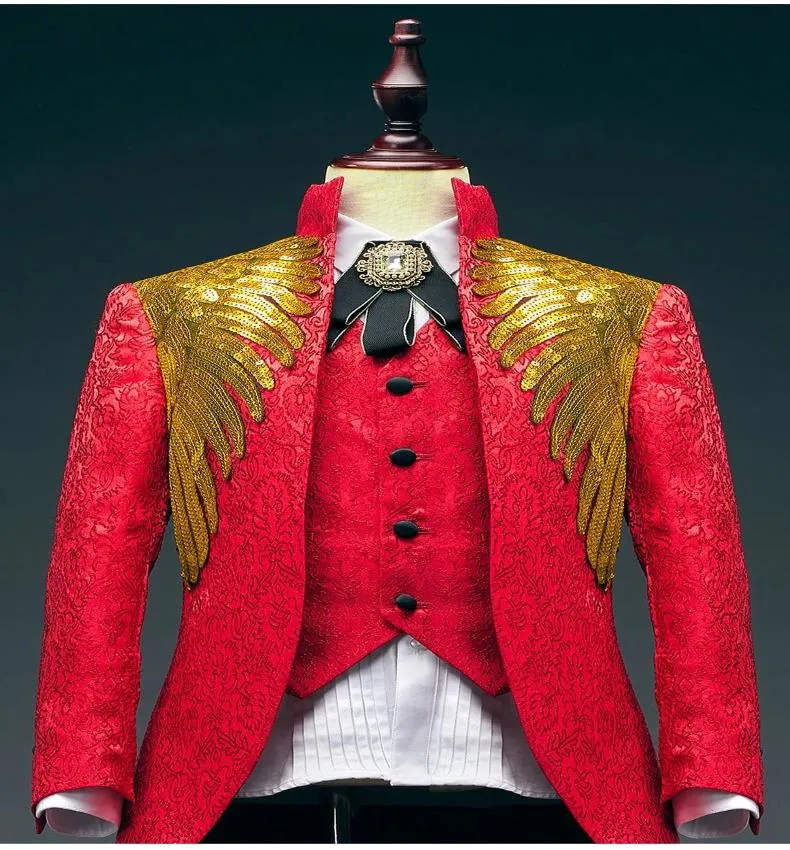 Hollywood Red Gold Tuxedo