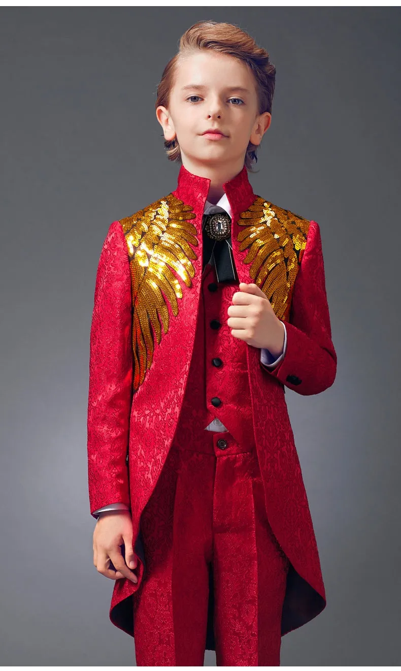 Hollywood Red Gold Tuxedo