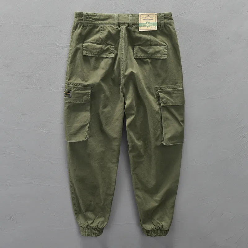 INSTOCK - Z304 autumn new men's cotton solid color casual pants