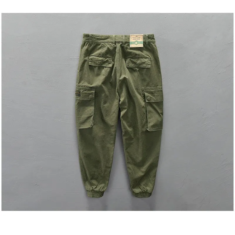 INSTOCK - Z304 autumn new men's cotton solid color casual pants