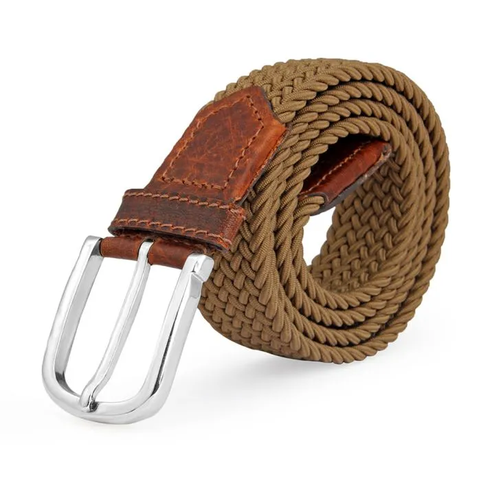 JACK NICKLAUS Elastic Stretch Belt - Khaki