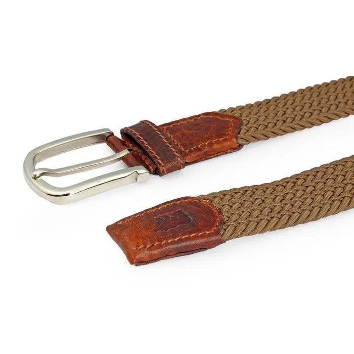 JACK NICKLAUS Elastic Stretch Belt - Khaki