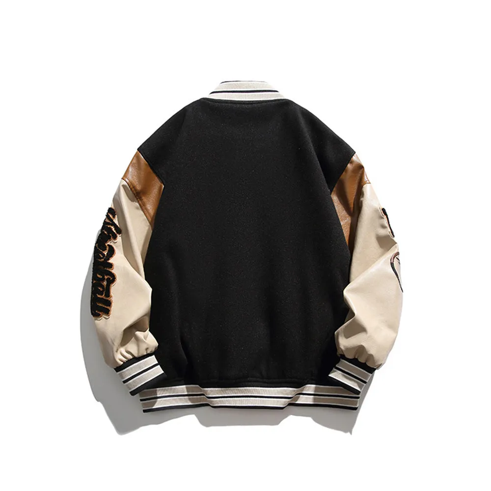 Japanese Contrast Color Artistic Jacket