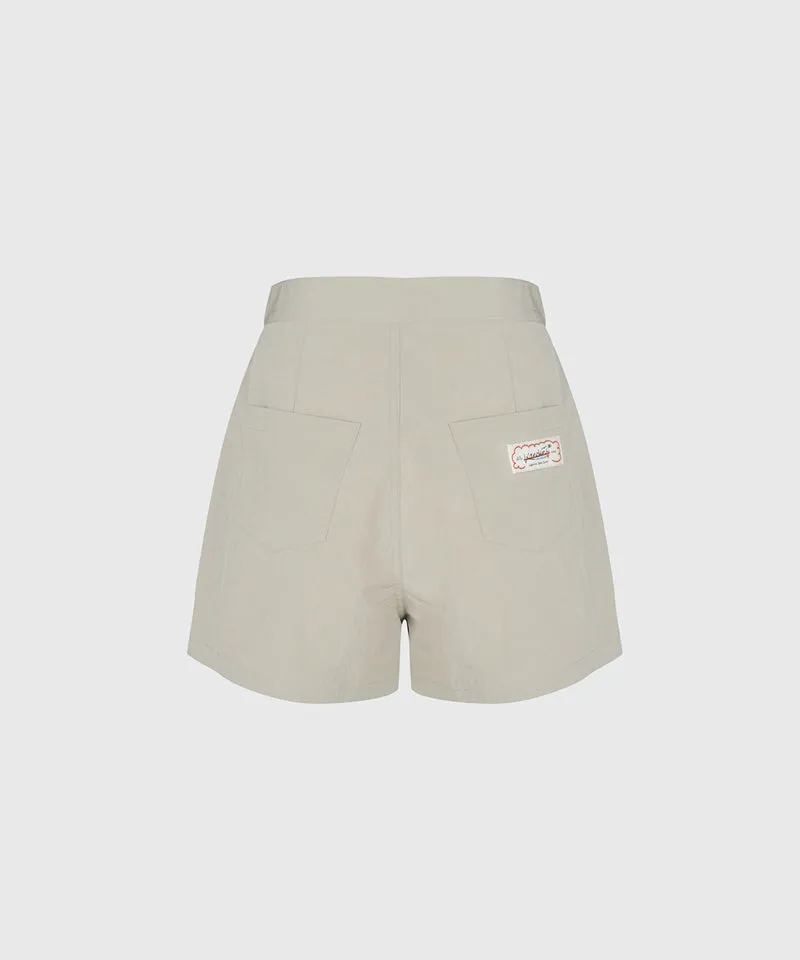KANDINI Windflow Wrap Skirt - Light Khaki