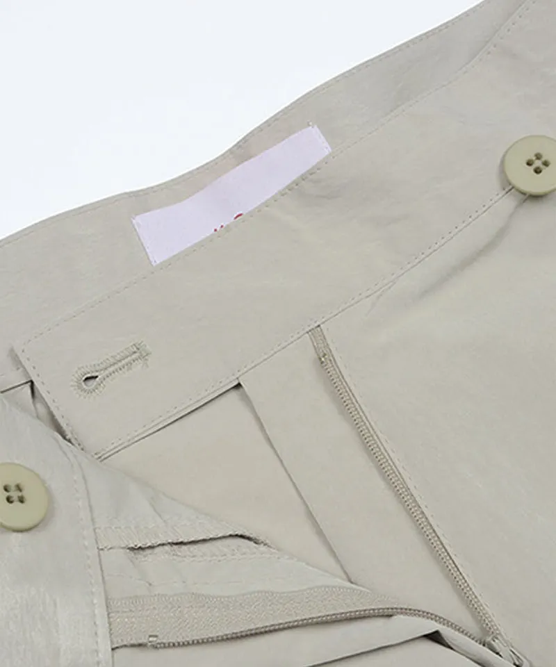 KANDINI Windflow Wrap Skirt - Light Khaki
