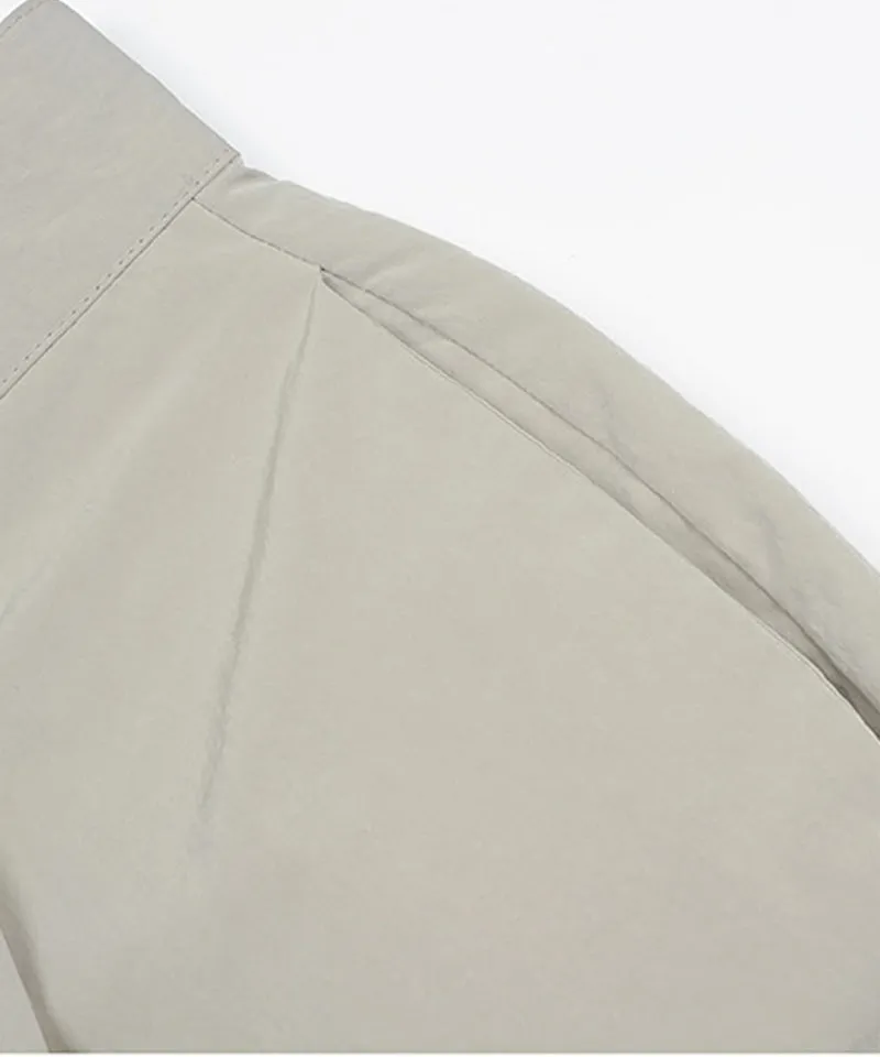 KANDINI Windflow Wrap Skirt - Light Khaki