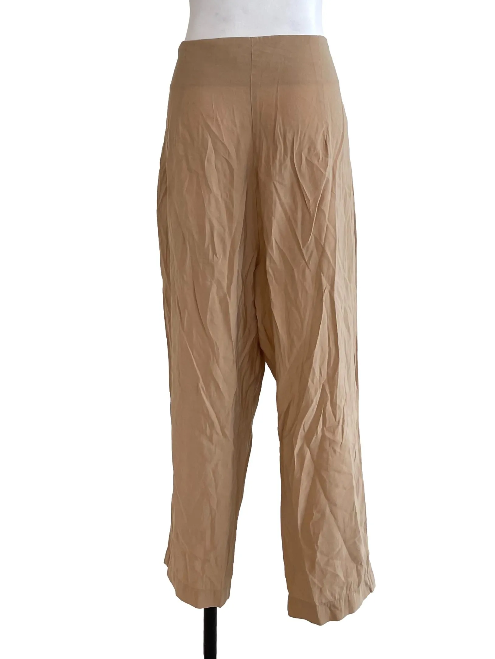 Khaki Brown Buckled Pants LB