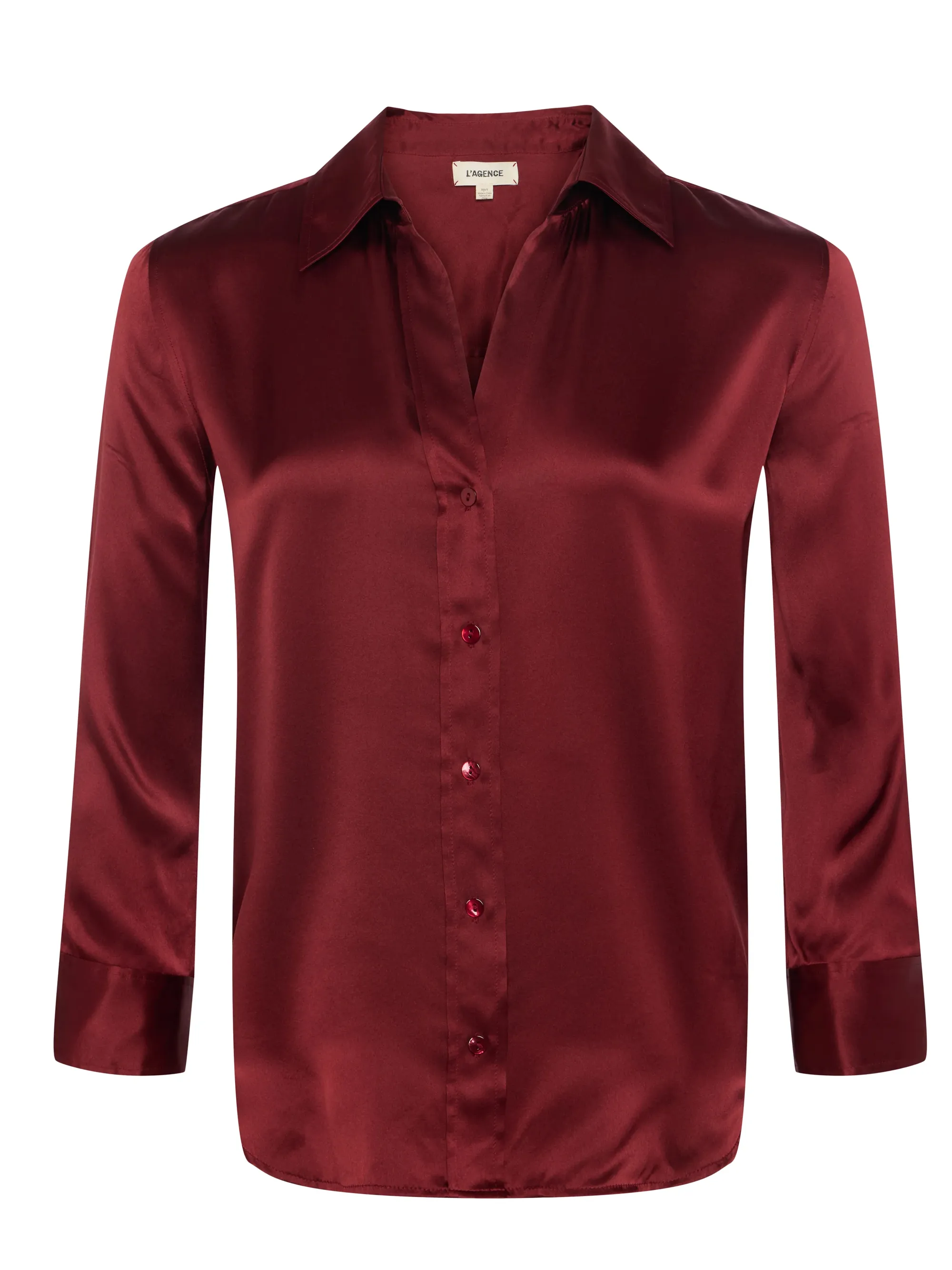 L'AGENCE Dani Silk Blouse