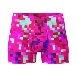 LGBT Mens Boxer Briefs - Pink Checked