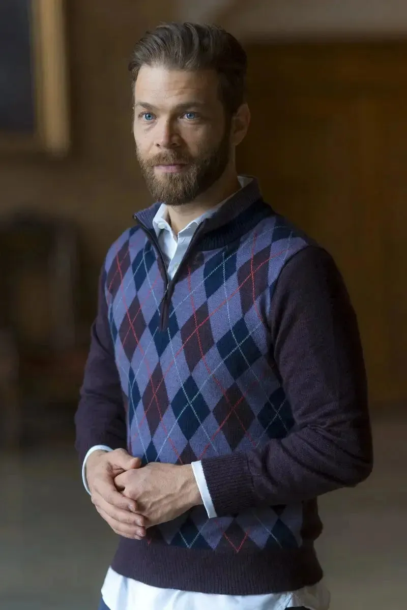 Lino Man Pullover Qiviuk, Merino & Silk