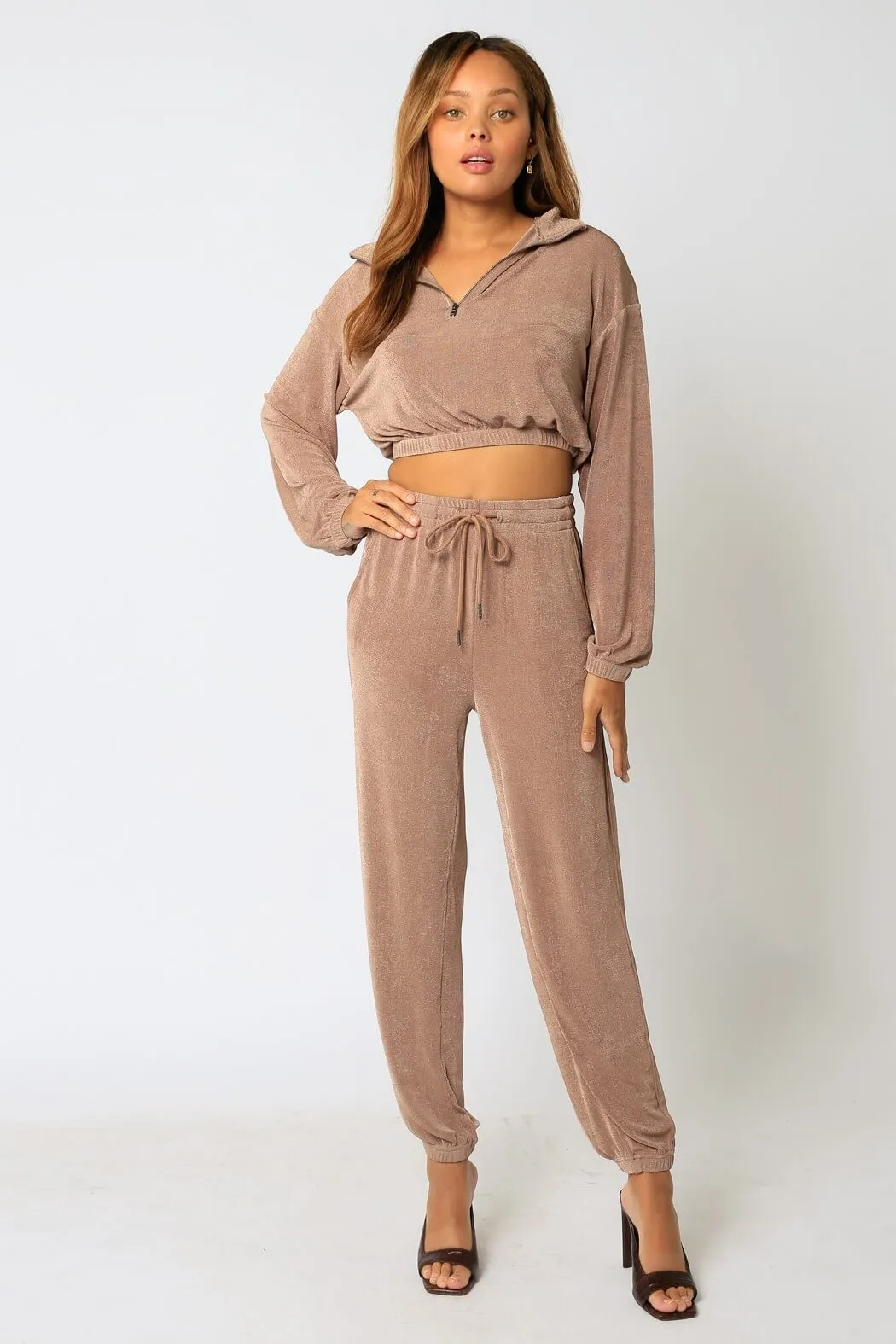 Lurex Metalic Lounge set