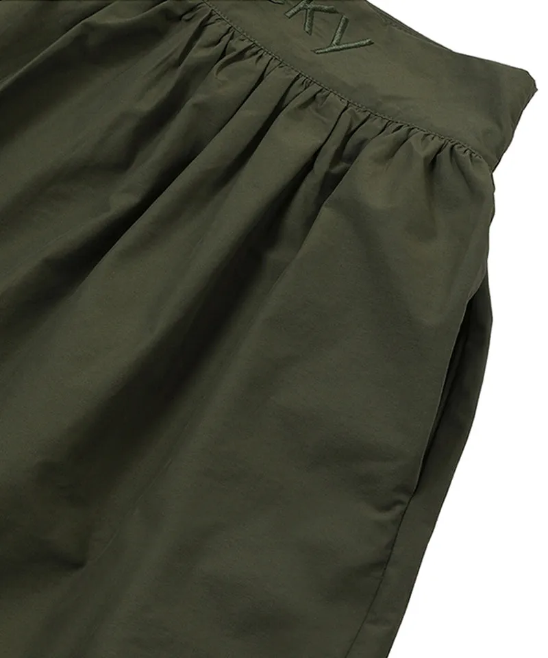 MACKY Golf: Unbalance Balloon Skirt - Khaki
