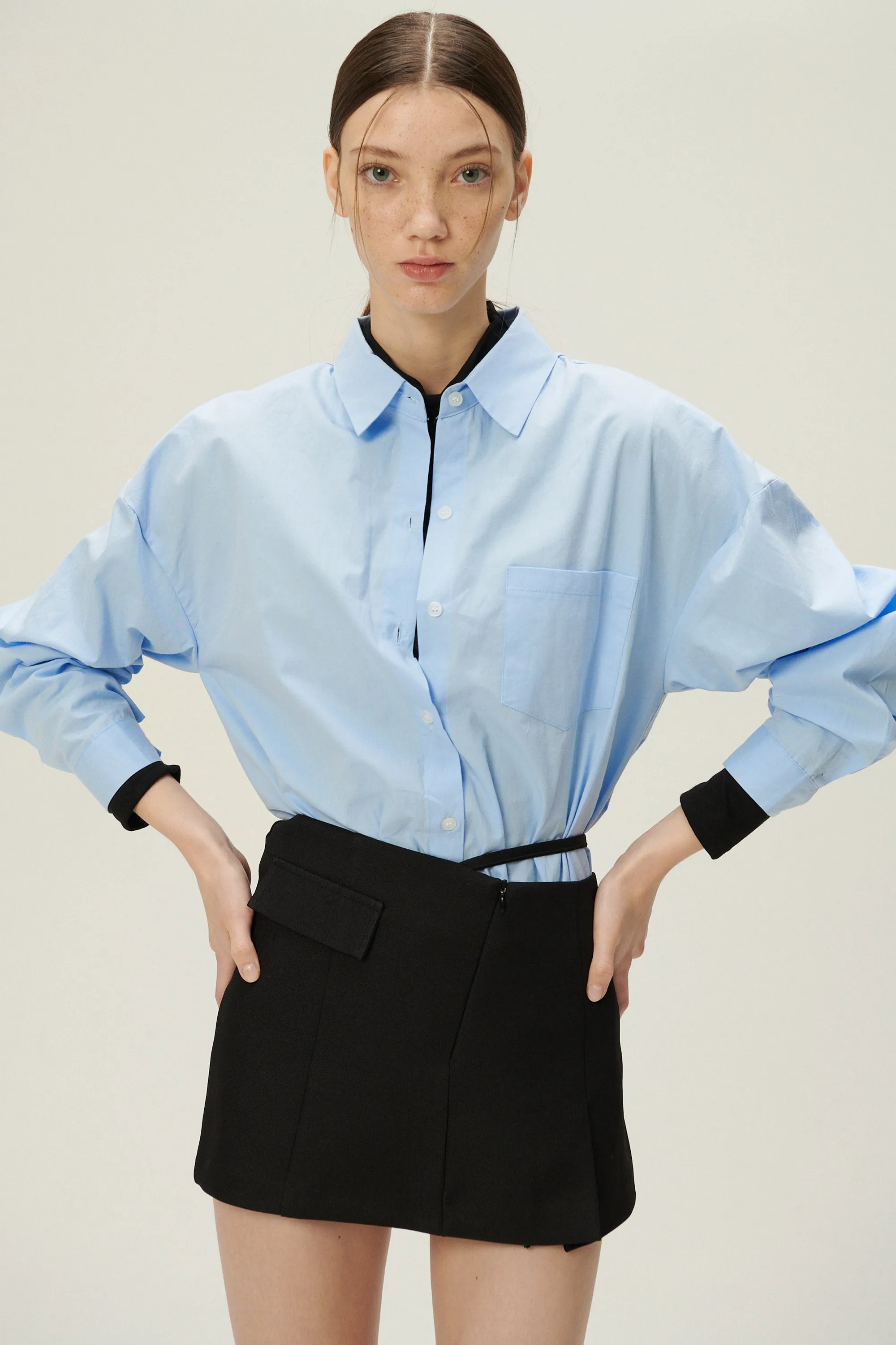 Marie Open Back Shirt